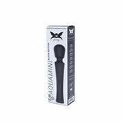 Pixey - Aqua Mini Wand Vibrator - Zwart