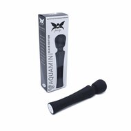 Pixey - Aqua Mini Wand Vibrator - Zwart