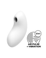 Satisfyer - Vulva Lover 2 - Luchtdruk Vibrator - Wit