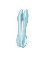 Satisfyer - Threesome 1 Multi Vibrator met 3 voelsprieten - lichtblauw