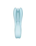 Satisfyer - Threesome 1 Multi Vibrator met 3 voelsprieten - lichtblauw