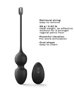 Dorcel - Love Balls - Vibrerende Kegel Balls Met Afstandsbediening - Zwart