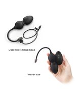 Dorcel - Love Balls - Vibrerende Kegel Balls Met Afstandsbediening - Zwart