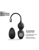 Dorcel - Love Balls - Vibrerende Kegel Balls Met Afstandsbediening - Zwart
