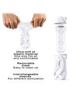 Dorcel - Masturbator Met Sleeve Deep Blow - Wit