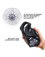 Dorcel - Masturbator Met Sleeve Deep Blow - Zwart