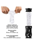 Dorcel - Masturbator Met Sleeve Deep Blow - Zwart