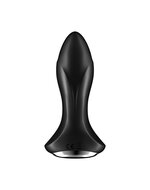 Satisfyer - Anaal Vibrator Met Roterende kralen En App Control Rotator Plug 1+ - Zwart