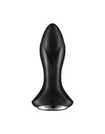 Satisfyer - Anaal Vibrator Met Roterende kralen En App Control Rotator Plug 1+ - Zwart