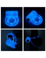Lovetoy - Lumino Play - Vibrerende Cockring Met Nopjes- Glow In The dark