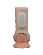 Lovetoy - Vibrerende Rekbare Penis Sleeve - Drip Knights - Wit