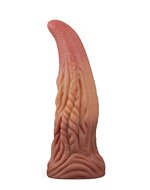 Lovetoy - XXL Extreme Dildo Alien Tongue 25 x 7.5 cm - Lichte/donkere Huidskleur