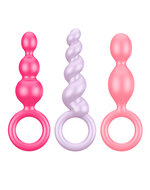 Satisfyer - Booty Call - Anaal Plugs - Set Van 3 - gekleurd