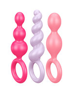 Satisfyer - Booty Call - Anaal Plugs - Set Van 3 - gekleurd