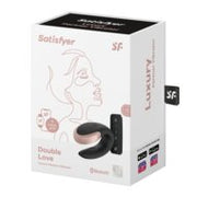 Satisfyer - Double Love - Luxe Partner Vibrator - Zwart