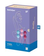 Satisfyer - Bekkenbodem Trainer - Kegel Balls Set Van 3 - Rood - Roze - Blauw - Gevorderd
