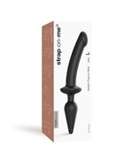 Strap-On-Me Semi-Realistische Switch Plug-In 2-in-1 Dildo & Buttplug - zwart - maat S