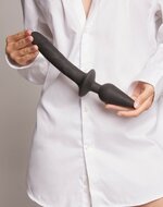 Strap-On-Me Realistische Switch Plug-In 2-in-1 Dildo & Buttplug - zwart - maat L