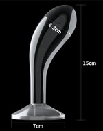 Lovetoy - Flawless - Transparante Prostaat Plug - 15.2 cm