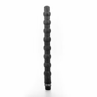Anal Probe - Beaded Siliconen Anaal Douche - Zwart