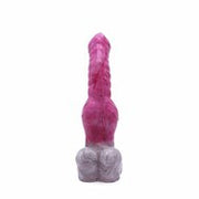 Kiotos Monstar - Anaal Dildo Beast 42 - 25.5 x 4.8 cm - Wit/Rood/Grijs