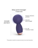 Love to Love - Itsy Bitsy - Mini Wand Vibrator - Paars