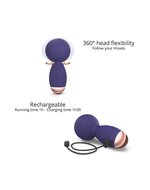 Love to Love - Itsy Bitsy - Mini Wand Vibrator - Paars