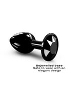 Dorcel - Diamond Aluminium Buttplug - Zwart - Maat S