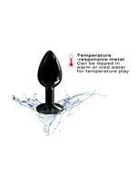 Dorcel - Diamond Aluminium Buttplug - Zwart - Maat S