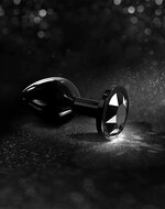 Dorcel - Diamond Aluminium Buttplug - Zwart - Maat S