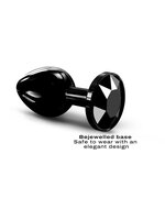 Dorcel - Diamond Aluminium Buttplug - Zwart - Maat M
