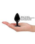 Dorcel - Diamond Aluminium Buttplug - Zwart - Maat M