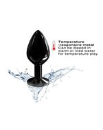 Dorcel - Diamond Aluminium Buttplug - Zwart - Maat M