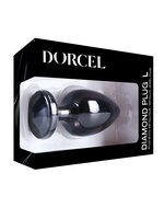 Dorcel - Diamond Aluminium Buttplug - Zwart - Maat L