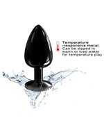 Dorcel - Diamond Aluminium Buttplug - Zwart - Maat L