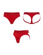 Strap-On-Me - Harness Heroine - Strap-On Harnas - Rood - maat L