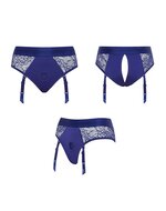 Strap-On-Me - Harness Diva - Strap-On Harnas - Blauw - maat 2XL
