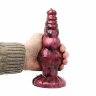 Kiotos Monstar - Dildo Beast 69 Robbie Rottweiler - Zwart/Rood