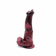 Kiotos Monstar - Dildo Beast Danny the Danish Dog - Zwart/Rood