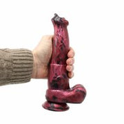 Kiotos Monstar - Dildo Beast Danny the Danish Dog - Zwart/Rood
