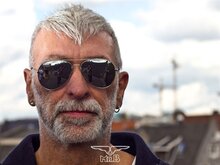 Mister B - Zonnebril Motoragent - Aviator Sunglasses