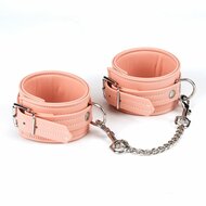 Liebe Seele - Pink Organosilicone Enkelboeien - vegan friendly - Roze