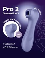 Satisfyer - Pro 2 Generation 3 Luchtdruk Vibrator - Lila