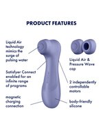 Satisfyer - Pro 2 Generation 3 Luchtdruk Vibrator Met App Control - Lila