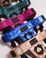 Strap-On-Me - Strapon Harnas PVC Leatherette Curious - metallic groen