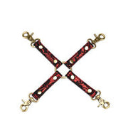 Liebe Seele - Victorian Garden Exclusieve Hogtie - Vegan Friendly - Zwart/Rood