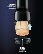 Kiiroo - Stroker Case - Zonder Sleeve - Zwart - Accessoire Voor De KEON Masturbator