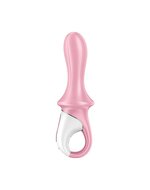 Satisfyer - Air Pump Booty 5+ - Opblaasbare Anaal Vibrator - Met App Control - Roze