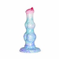 Kiotos Monstar Dildo Beast Nr. 76 Morghul - roze/wit/blauw/paars