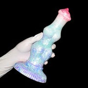 Kiotos Monstar Dildo Beast Nr. 76 Morghul - roze/wit/blauw/paars